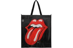 ROCK OFF LTD Officially Licensed Eco Bag ROLLING STONES CLASSIC TONGUE Borsa Sporta