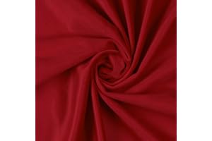 Mondo Tessuti - Tagli di Velluto - Disponibile in Diversi Formati e più di 35 Colori DIY Fai da te Pannelli Pretagliati (Rosso India, 50X70CM)