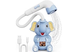 TOYABI Giochi Bagnetto, Docce con misurazione della temperatura, Bagnetto bambini con allarme temperatura acqua, Doccino Neonato Bagnetto, Giochi per il Bagnetto per Bambini 1 2 3 anni