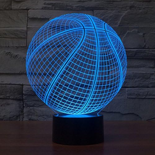 Alisabler 3D Lamp Light bulb Night 7 Color Change Best Gift Night Light LED Furnish Desk Table Lighting Home Decoration Toys