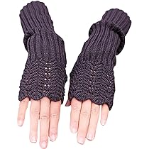 Kiiwah 2 Paar Lange Fingerlose Handschuhe Unisex La Produktbild-Vorschau 7
