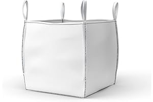 1 x 1/2 Ton Tonne FIBC Bulk Bag Heavy Duty For Garden Builder Waste Woven Jumbo Bag (Three Strawberry Ltd.)