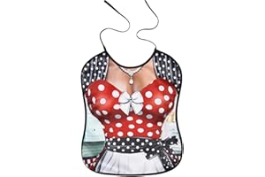 EQLEF Bavaglini Adulti Divertenti, Bavaglino Adulti Scherzo per Gli Uomini Donne Lavabili Bavaglini per Adulti Divertenti Bavaglia Adulto Simpatica per I Regali di Festa