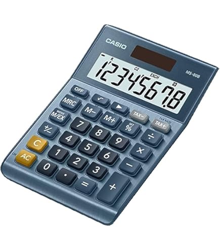 Casio MS-80B Desktop Calculator, Large 8-Digit Display, Tax And - View #7