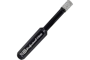 NBB Brocas de diamante con vástago hexagonal,corona diamante para taladrar en seco en porcelana, cerámica, baldosas, granito, azulejo, meyor en húmedo, en taladros de cable o sin cable (1, 6mm)
