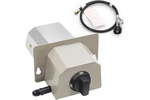 SafBbcue Gas Burner Attachment for Ooni Karu 12,Upgrade Your Pizza Oven for Quick Gas Conversion,High Heat,and Crispy Perfection,Replacement Parts for Pizza Oven Gas Burner