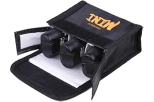 Motutech - Bolsa a Prueba de explosiones para batería Lipo para dji Mavic Mini 2 / Mavic Mini (para 3 baterías)