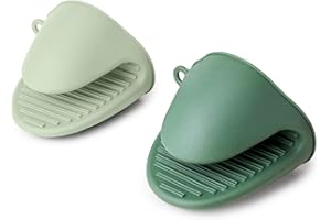 IBILI - Lot de 2 Gants en Silicone résistants à la Chaleur, Green