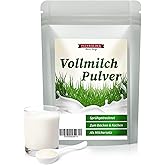 Feinwälder® Vollmilchpulver 1 kg/schonend sprühgetrocknet/haltbares Milchpulver-Paket für den Notfall-Vorrat/wiederverschließ