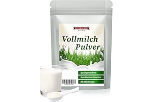 Feinwälder® Vollmilchpulver, 2,5 kg, schonend sprühgetrocknet, in wiederverschließbarer Verpackung, Trockenmilchpulver für Babynahrung
