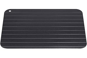 Plateau de décongélation - décongélation des Aliments métal Aluminium Fast Safe Food Viande décongélation Plateau de décongélation Plaque Maison Cuisine Gadget