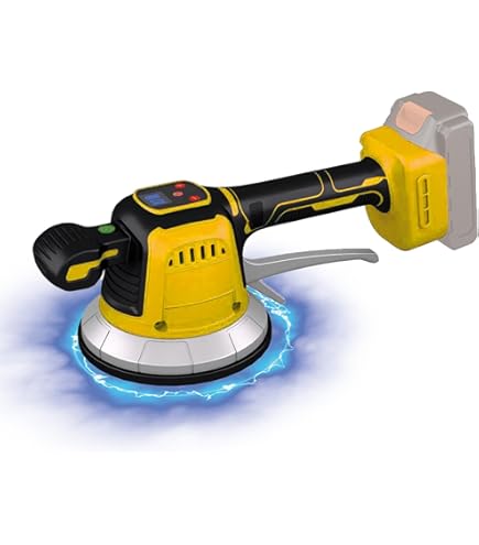 Cordless Tile Installation TFCFL Tile Vibration Machine - 6-Speed  Adjustable Suction Cup Tool With 2 Batteries For Floor & Wall Tiles Suction  Cup Tile Machine