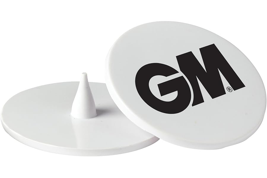 Gunn & Moore GM | Cricket | Bowler Marker Discs | White & Black