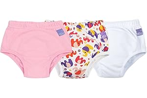 Bambino Mio, Potty Training Pants, Mixed Girl, Pink Elephant, 2-3 Years (3 Pack)