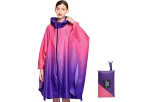 SOPPY - Poncho Antipioggia Impermeabile Leggero per Donne e Uomini