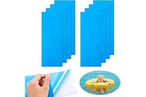 TENG HONG HUI 10 Stück Pool Reparaturset Unterwasser Reparatur Pvc Reparatur Patch Aufkleber Für Schwimmbecken - Selbstklebende Reparaturflicken Pool Für Schwimmbecken Aufblasbare Boote Reparaturset Und Hüpfburgen