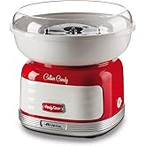 Ariete Zuckerwattemaschine Party Time 2973, Für Zuckerwatte aus Kristallzucker oder für Hartkaramellen, Inklusive Spender und