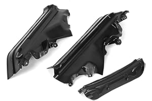 ASICAL 3 Teiliger Oberer Motorraum Trennsatz Passend für X5 E70 2007-2013 X6 E71 E72 2008-2014, Autozubehör Teil# 51717169419 51717169421