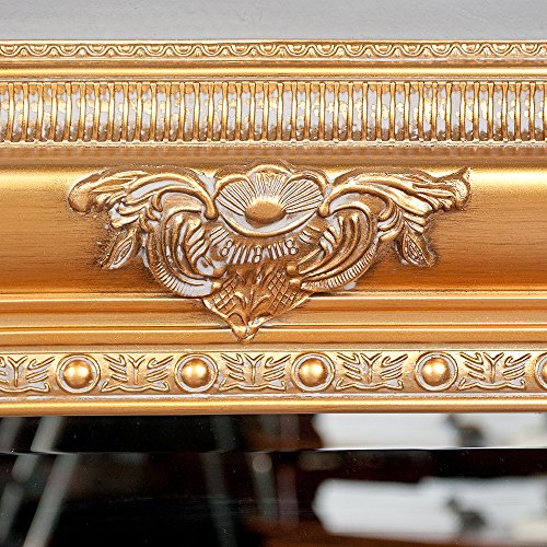 BAROCK WANDSPIEGEL Eve 180x100cm SPIEGEL GOLD ANTIK POMPÖS HOLZRAHMEN FACETTE - 4