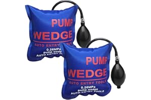 WANYIG 2 Piezas Cuña del Aire Barra de Palanca Air Pump Wedge/cuña/Tope para Puerta/Palanca, 300 kg Cada (Plaza)