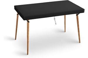 Delixike Garden Table Cover, Waterproof Patio Furniture Protector 420D Rip Proof, Wipe Clean, 220 x 100 x 15cm