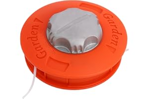 Poweka Cabezales Desbrozadora Universal M10 x 1.25, cabezal de repuesto de aluminio, Recortaborde Eléctrico Desbrozadora Gasolina de Jardín