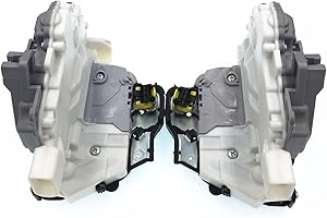 HZTWFC Actionneur de loquet de porte, 2 pièces AVANT gauche et droite OEM # 4F1837015G 4F1837016G pour AUDI A3 A6 C6 A8 R8