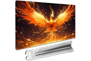 SIXTORE Brettspiel, 35,6 x 61 cm, MTG-Spielmatte, kompatibel mit OCG CCG RPG TCG Playmats (Fire Phoenix 1)