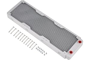 Richer-R Watercooling Radiator Aluminium Heatsink for PC – White (240 mm/360 mm) (360 mm)