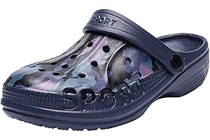 CERYTHRINA Zuecos y Mules Infantil Niño Verano Camuflaje Zapatos de Jardín Ligeras Respirable Antideslizante Sandalias Clogs de Playa Piscina Baño Zapatillas de Agua Interior y Exterior