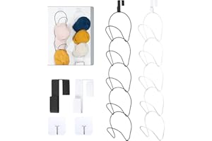 Kinsinder 10pcs Cap Halter, Mützen Aufbewahrung, Cap Aufbewahrung Baseball Cap Halterung Schrank Hängende für Schals Handtaschen Handtücher Kleidung Krawatten