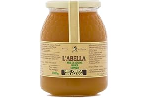 L'ABELLAMEL L’abella Mel – Miel de azahar cruda – Miel natural recolectada en España (1kg)