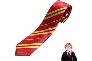 LILIKAI Harry Krawatte,Krawatte Zauberer Kostüm Accessoires,Magier Kostüme Tie,Cosplay Costume Faschingskostüm,Krawatten für Erwachsene Halloween Karneval