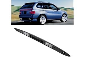 ‎SHSBSCAR SHSBSCAR E53 Heckklappengriff mit Schlüsselknopf für BMW X5#51137170676, Kofferraumdeckelgriff mit Lampe, Hecköffnungsgriff in Schwarz