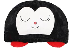 LUFEEMGA Schlafsack Faltbar Tier Schlafsack Flauschige Weiche Kuscheltier mit Kissen