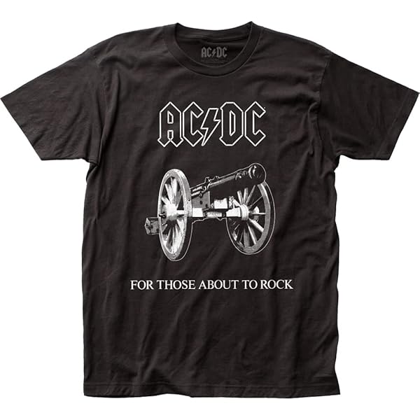 AC/DC FOR THOSE ABOUT TO ROCK T-Shirt : Amazon.de: Fashion