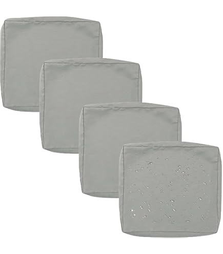 Housse De Coussin Exterieur Impermeable Pour Salon De Jardin, Lots De 2/1 Housse Assise Salon De Jardin Avec Fermeture Éclair, Amovibles Pour Intérieur Et Extérieur, Terrasse(#15,60x60cm(2er-Pack