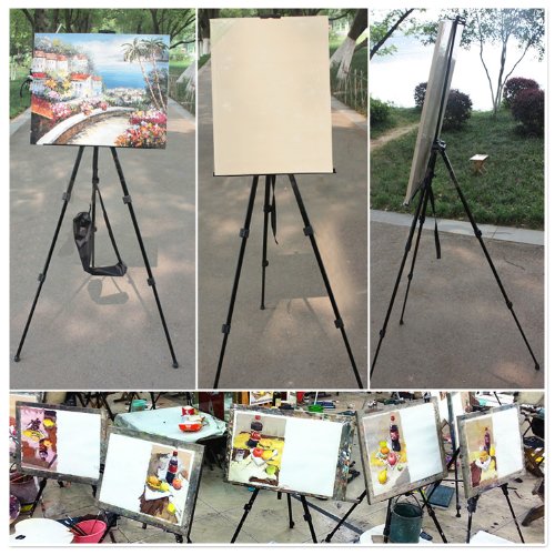 TRIXES Klappbares Stativ für Künstler und Maler mit Teleskopbeinen - 4