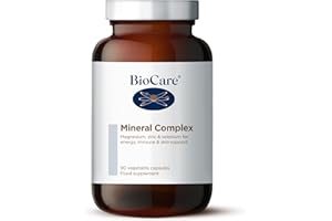 BioCare Mineral Complex | Magnesium, Zinc & Selenium for Energy, Immune & Skin Support | Suitable for Vegetarians and Vegans - 90 Capsules