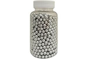 40MAX 1100 Unidades Balines de Airsoft, Airsoft BB de Aluminio Munición Bolas de Paintball 6mm, 0.20g de Alto Grado Precision de Aluminio Cantidades