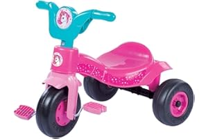 Dolu Unicorn Kids Pedal Trike - Pink