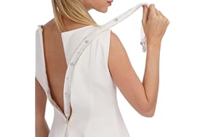 ONE ENJOY Reißverschluss Anziehhilfe Reißverschluss Helfer Langer Reißverschluss Assistent Hilfsmittel für Reißverschluss An der Rückseite Kleid und Stiefel (Weiß)