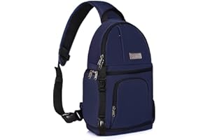 MOSISO Sac à Bandoulière Appareil Photo,DSLR/SLR/Sans Miroir Photographie Caméra,Sac à Dos Appareil Photo Antichoc avec Inserts Modulaires Amovibles Compatible avec Canon/Nikon/Sony/Fuji