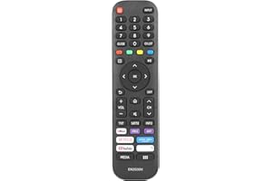 CTRLBETTER EN2G30H Control Remoto Compatible con Hisense TV 43A7340F 43A7500F 43AE7210F 50A7300F 55A7320F 55A7340F 65A7320F HE50A6109FUWTS Sustitución Controlador con Netflix Prime Video Youtube Botones