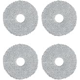 robotyedek, X10 Plus X20 Plus Xiaomi Uyumlu Yedek 4 Adet Mikrofiber Mop Bez