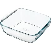 Pyrex&reg; Square Dish Boron Glass Prepware 25x22cm -2,2l | Transparent, Boro, square shape, glossy finish, 25x22cm -2.2l