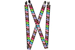 Buckle-Down Unisex Suspender - Donuts Suspenders