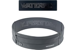 Waterfly Cinturón de Correr Ultrafina Hombre Mujer Riñonera Running para Maratón Trotar Hacer Ejercicio Deportes Fitness