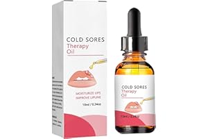GOKAME Cold Sores Therapy Oil, Cold Sore Canker Sore Treatment for Lips, Cold Sore Treatment, Cold Sore Lip Oil, Natural Cold Sores Therapy Oil, Essential Oil for Cold Sores (1pcs)
