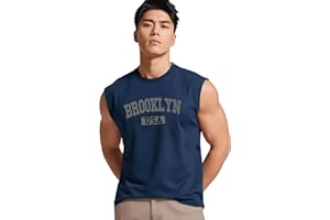 JUARI BE A GENTLEMAN Men's Sleeveless Tank Top Premium Cotton Blend Muscle Fit Gym Vest Casual Summer Workout Shirt Breathable & Lightweight Fitness Wear for Bodybuilding, Running & Daily Use